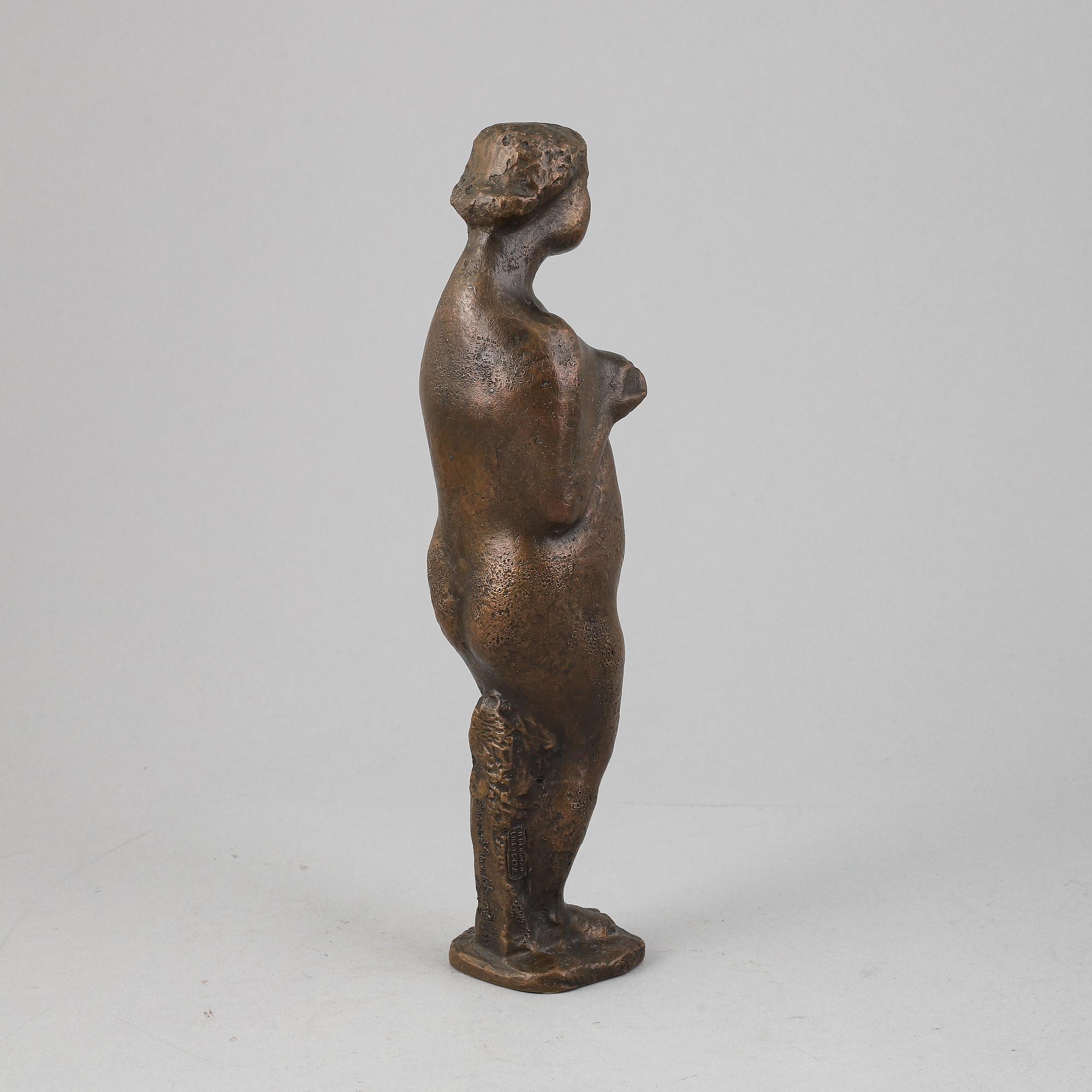 Bror Marklund, bronze sculpture. Signed Bror Marklund, numbered 11/85, dated 1945.