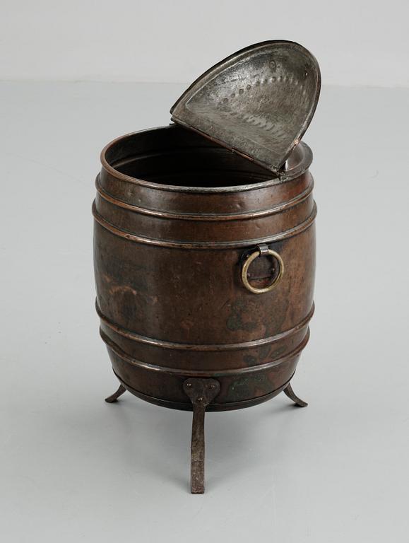 VATTENTUNNA, koppar. 1800-tal.