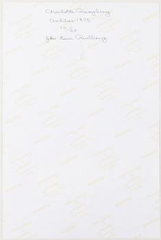 Ewa Rudling, "Charlotte Rampling, Antibes" 1975.