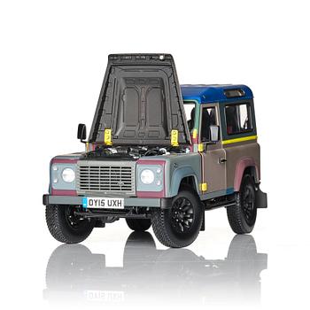 Paul Smith, a model car, Land Rover "Defender 90", Paul Smith Edition, signed by Paul Smith, Almost Real 2015.