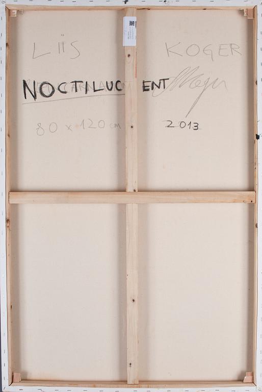 LIIS KOGER, olja på duk, signerad och daterad 2013 a tergo.