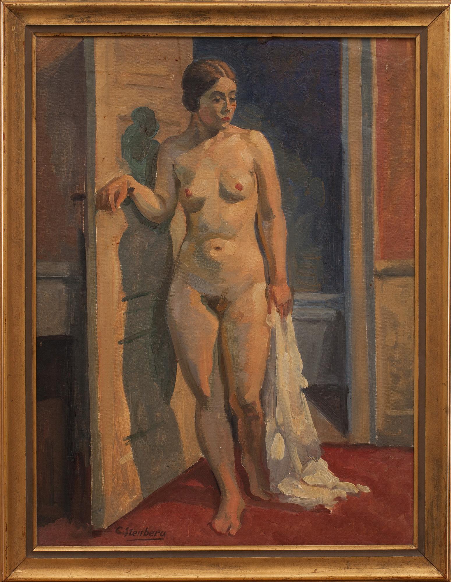 CARL STENBERG, olja på duk, signerad.