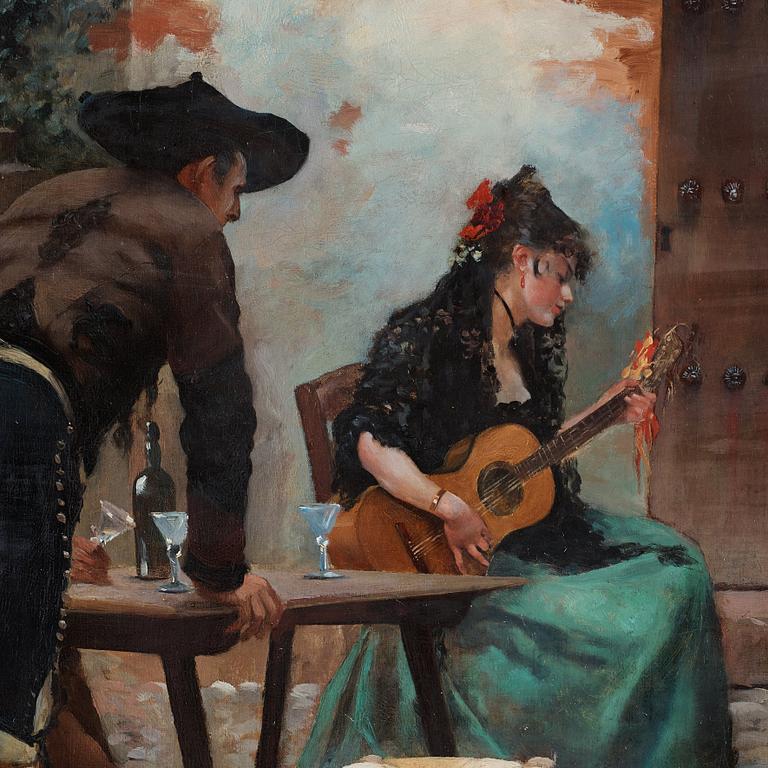Hugo Birger, "Utanför ett spanskt värdshus" (Outside a Spanish Tavern).