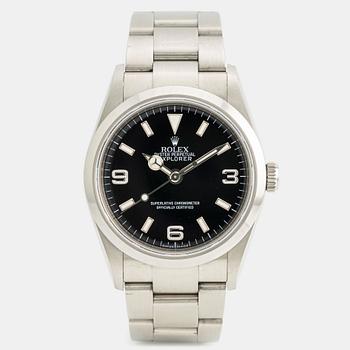 32. Rolex, Explorer, "Engraved Rehaut", ca 2010.