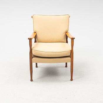 Josef Frank, fåtölj, modell 891, Firma Svenskt Tenn, Stockholm.