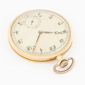 Fickur, urtavla av pärlemor, 14K guld, 48 mm.