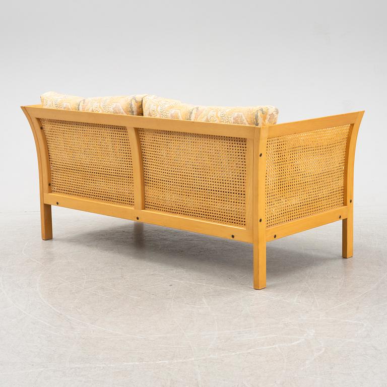 Arne Norell, a 'Rotang' beech and rattan sofa, Norell Möbel AB.