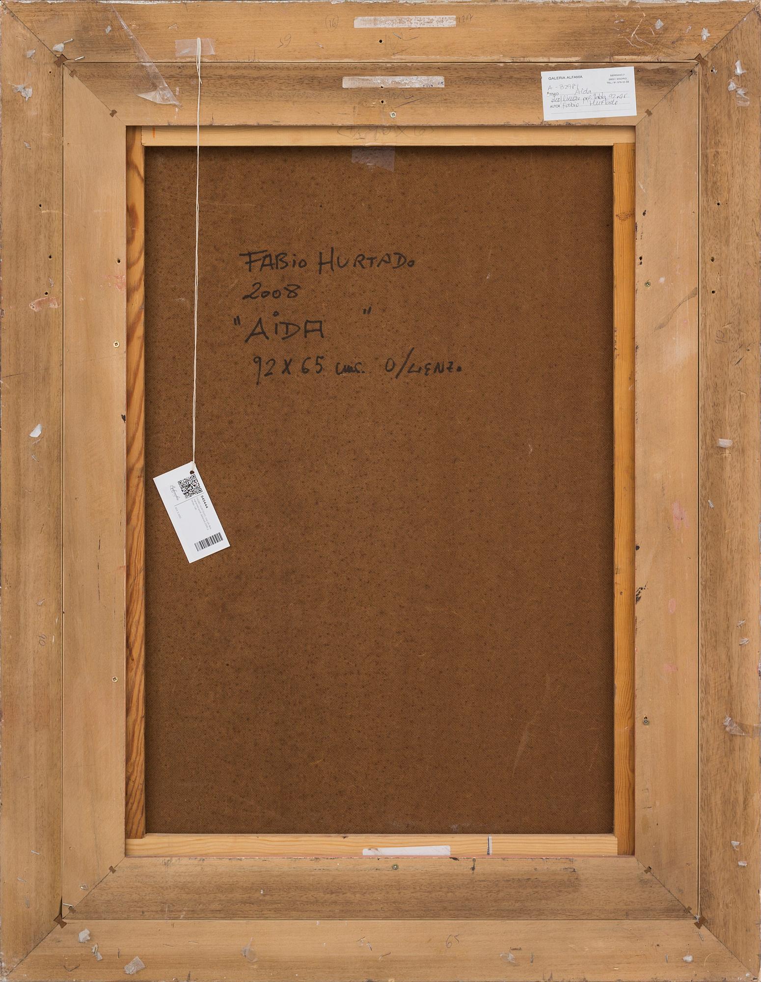 FABIO HURTADO, oil on canvas, signed and dated a tergo.