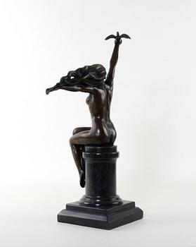 AMEDEO GENNARELLI, efter, skulptur, patinerad brons.