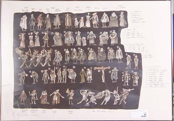 OLDENBURG, ACKE, 9 st, litografier, sign o numr 86/225.