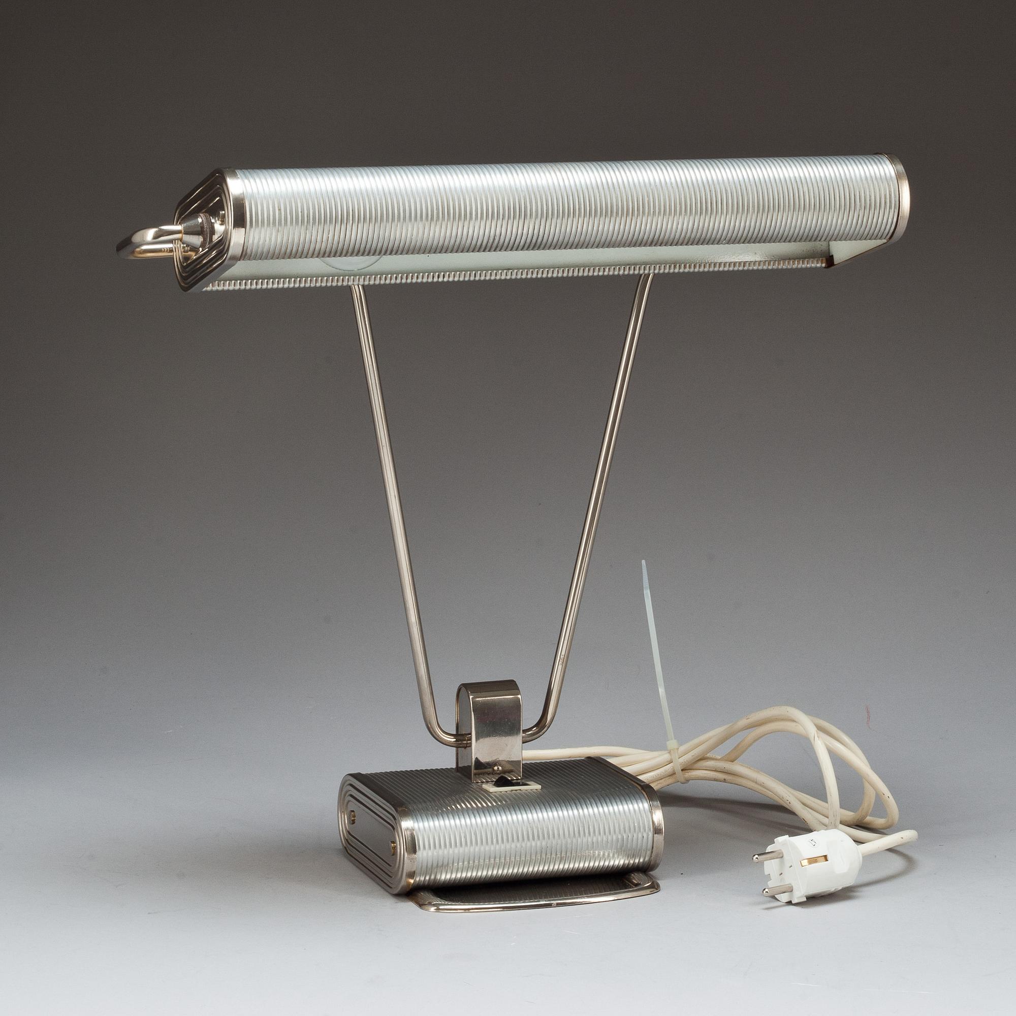 BORDSLAMPA, nr 71, Eileen Gray för Jumo, Frankrike, 1900-talets första hälft.