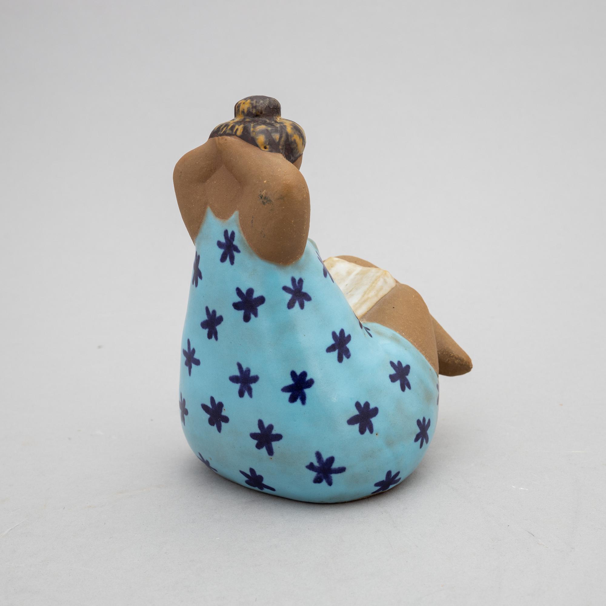 Lisa Larson, an 'Emma' figurine, stoneware, Gustavsberg.