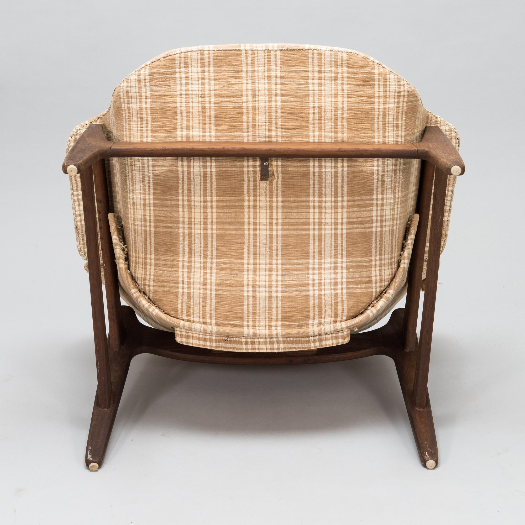 Carin Bryggman, a 1950's armchair for Oy Boman Ab.