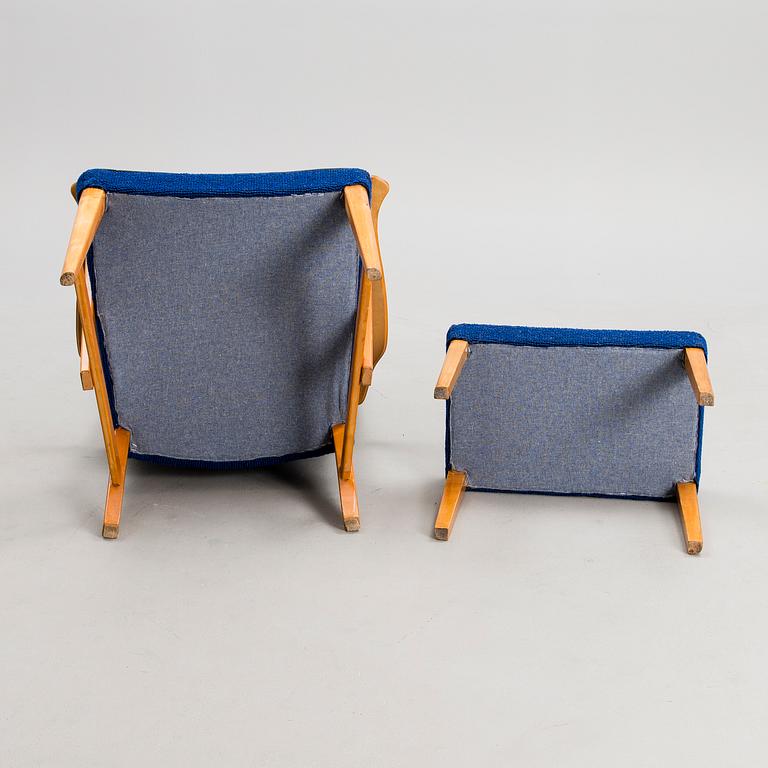 CARL GUSTAF HIORT AF ORNÄS, AN ARMCHAIR "Prince" Puunveisto Oy-Wood work Ltd, Finland, designed in 1948.