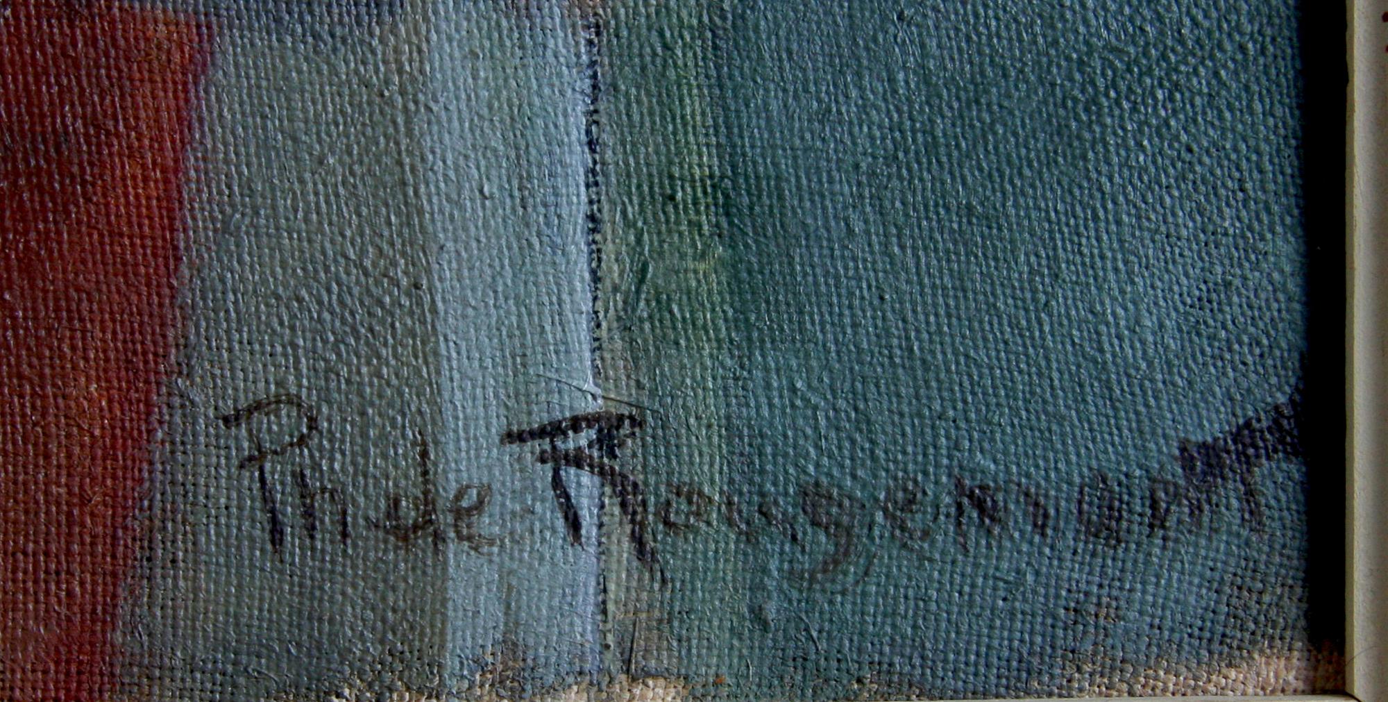 de ROUGEMONT, PHILIPPE, olja på duk, sign.