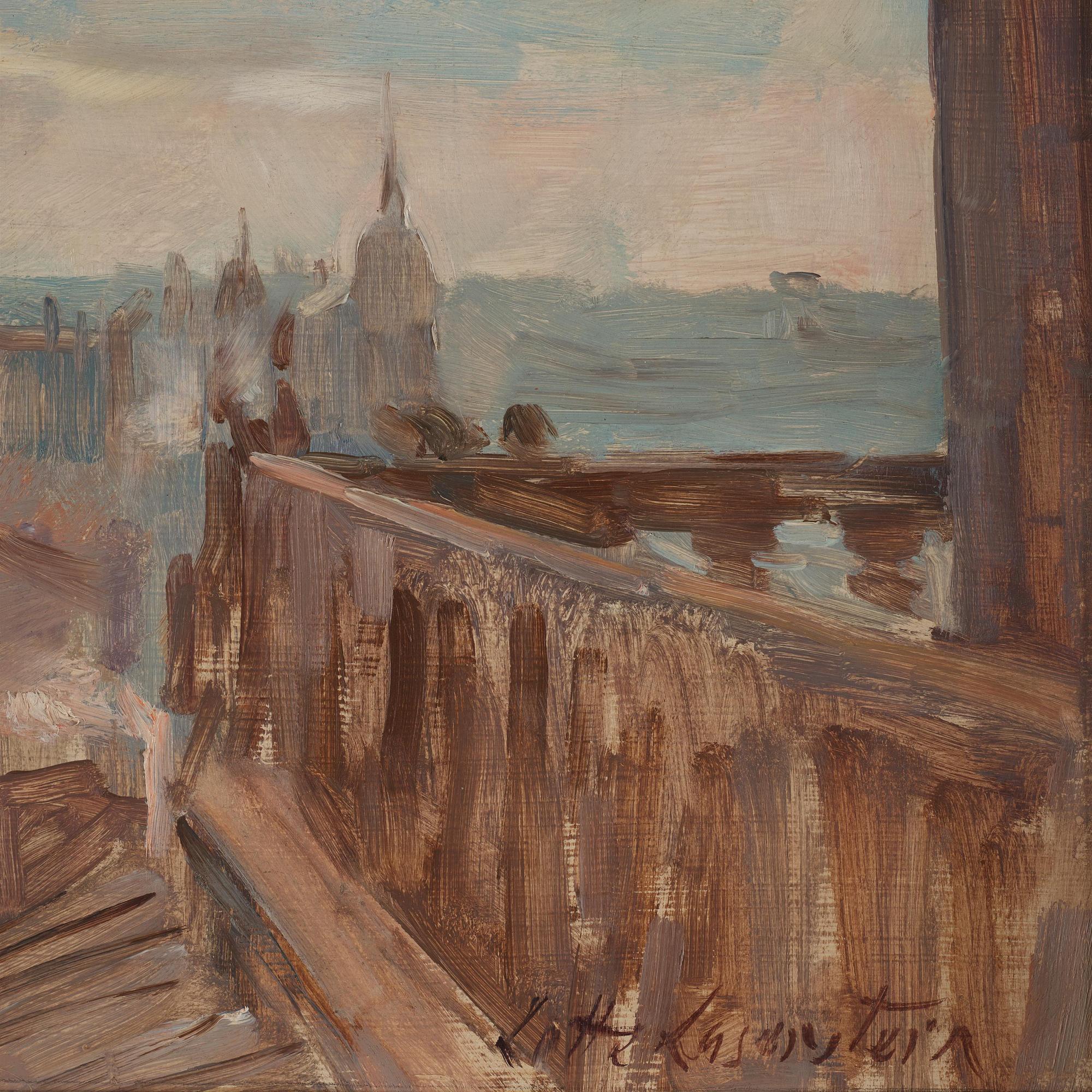Lotte Laserstein, "Stockholm från Mosebacke".