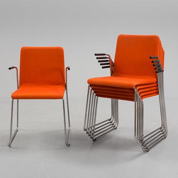 Six armchairs "Mono Light" designed by Claesson Koivisto Rune for Offecct, 2000-tal.