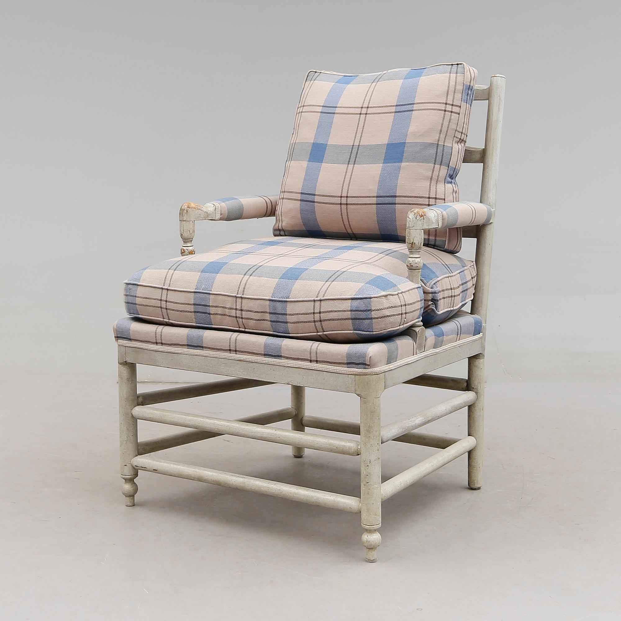 KARMSTOL, sk Gripsholmsstol, 1900-talets andra hälft.