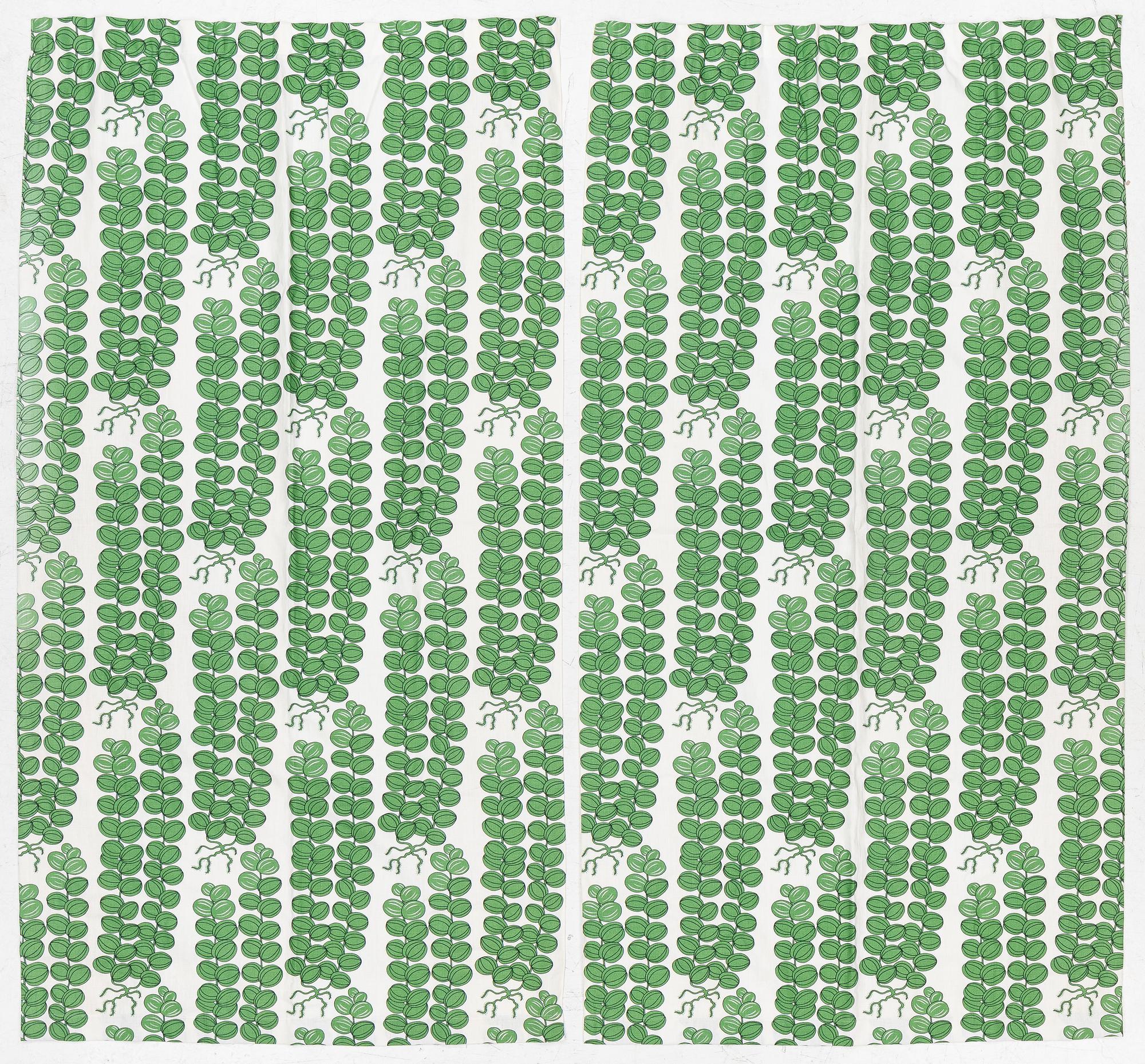 Josef Frank, a pair of 'Celotocaulis' curtains, Svenskt Tenn.