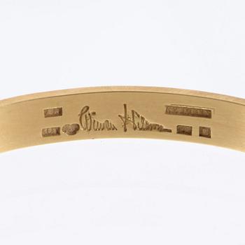 WIWEN NILSSON, armring, Lund 1947, 18 k.