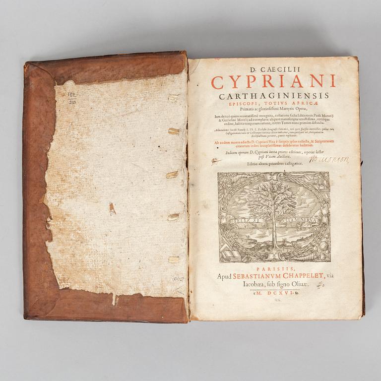 Cyprianus, 1616, in a charming contemporary binding.