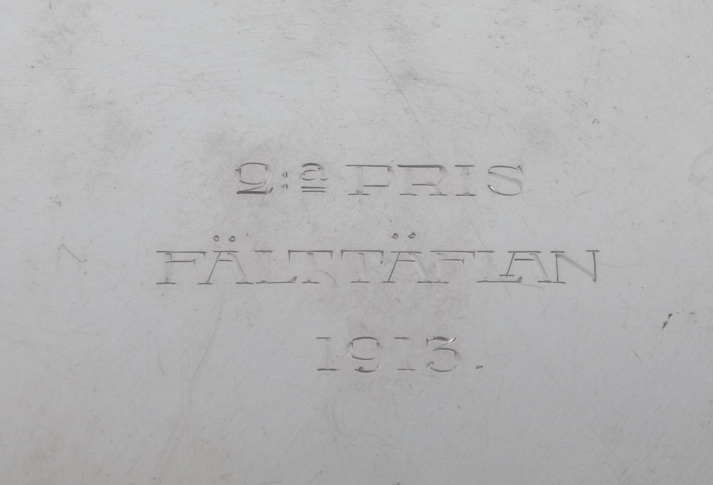 TALLRIK, silver. C.G Hallberg 1921.