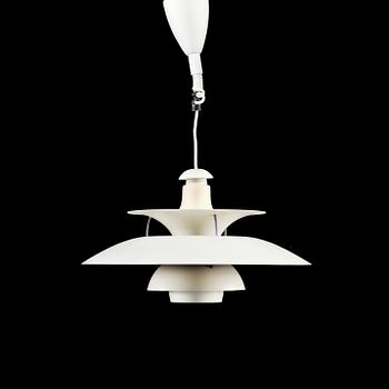 TAKLAMPA, "PH-lampa", Poul Henningsen, Louis Poulsen, 1900-talets fjärde kvartal. Höjd ca 28 cm.