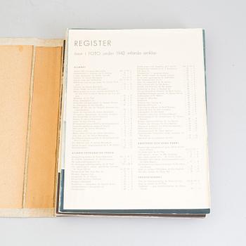 TIDSKRIFTEN FOTO, 1939-1947, nio volymer.