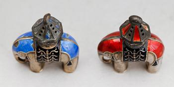 SALTSTRÖARE,  1 par, silver, Norge.