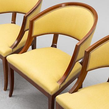 A gruop of three chairs, Helsingborg, Sweden, 1895.