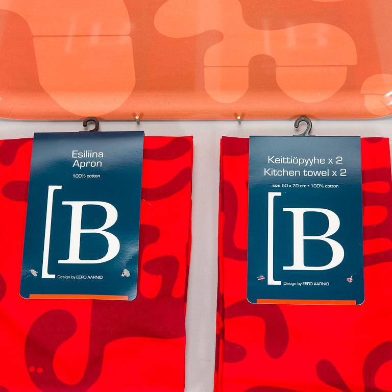 Eero Aarnio, erä kodintuotteita, 12 kpl, eri valmistajia.