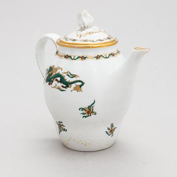 A ca 23-piece Dragon decorated coffee set, Arabia Finland 1920s-30s.