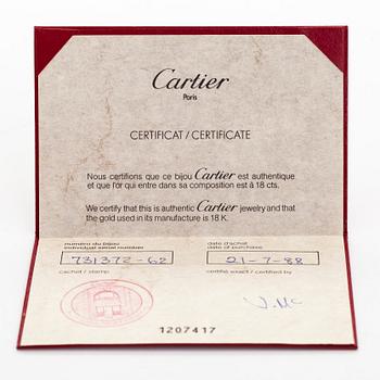 Cartier, rannerengas, "Trinity", 18K kultaa.
