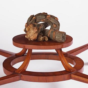 An Austrian Empire mahogany centre table, Vienna, early 1800's.