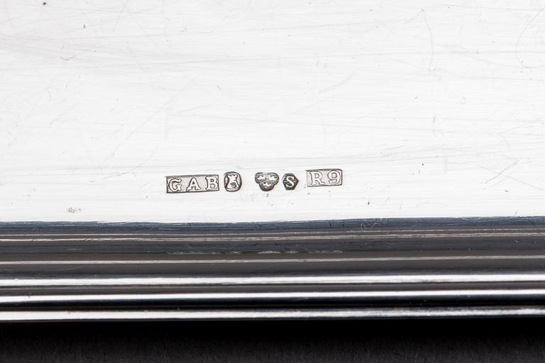 KAFFESERVIS, 4 delar, silver.