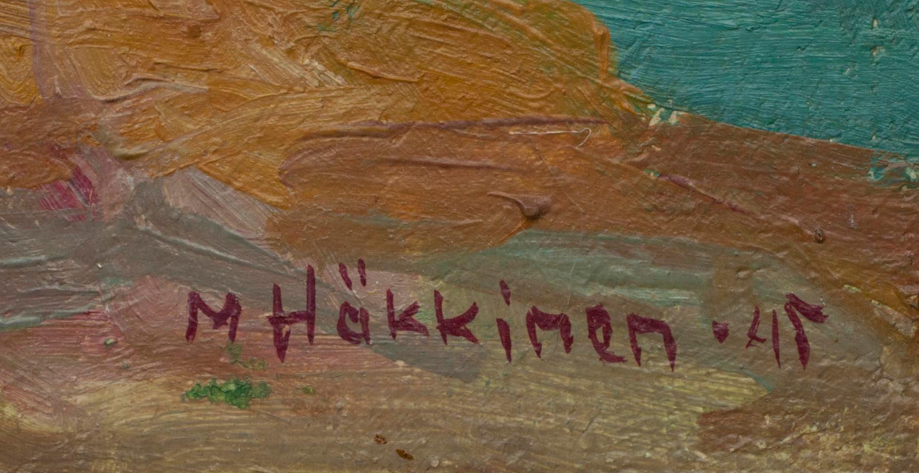 MAUNO OLAVI HÄKKINEN, olja på duk, sign. och dat. -45.