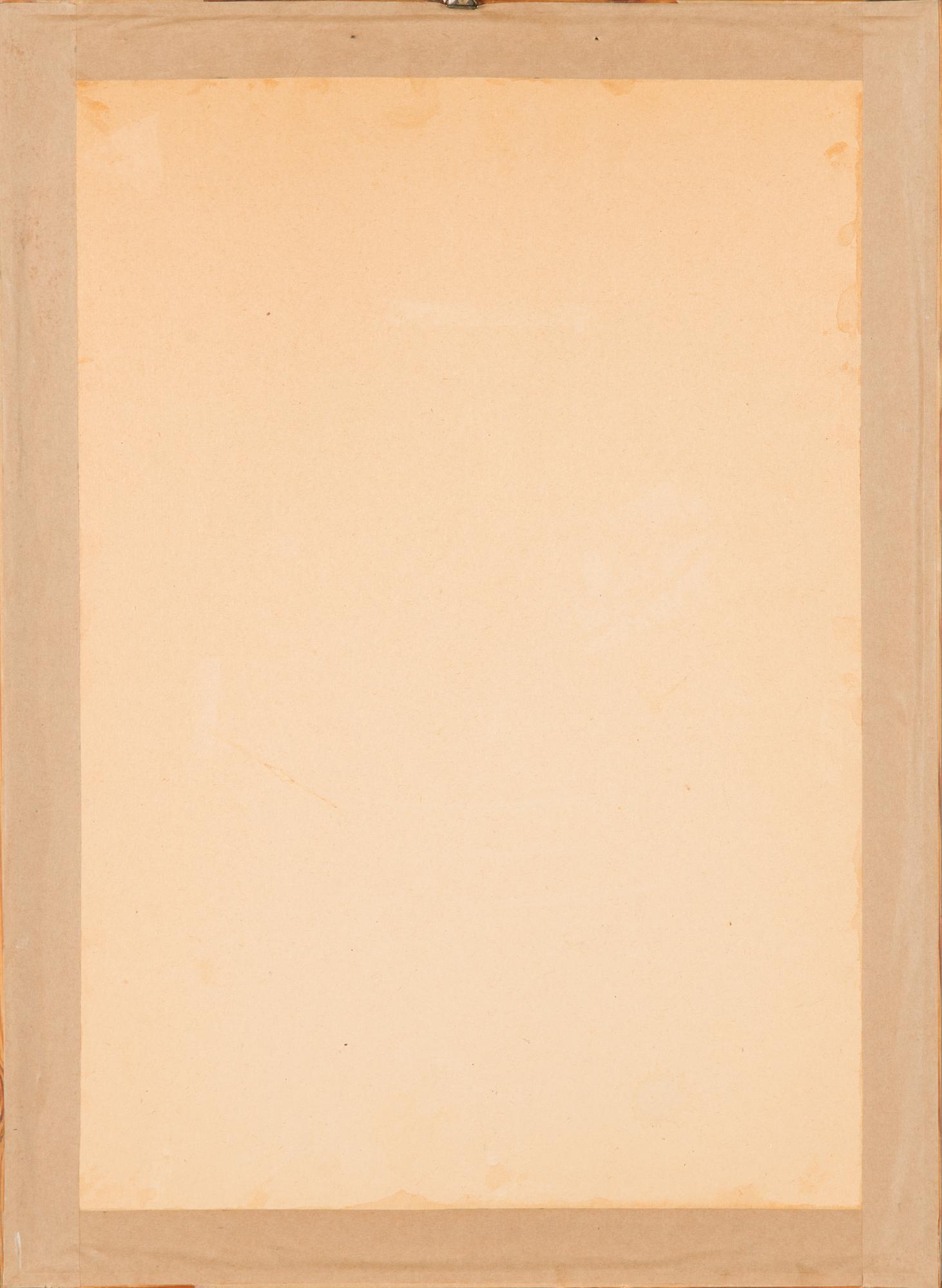 Voitto Jalmari Vikainen, puupiirros, signeerattu ja päivätty-61. Merkattu t.p.l'a 10/12.