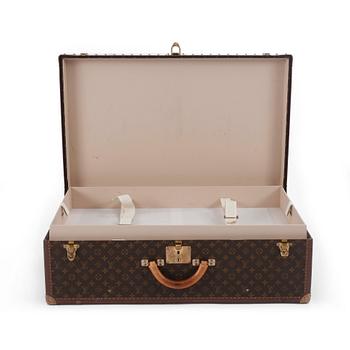 LOUIS VUITTON, a monogram canvas suitcase, "Alzer 80".