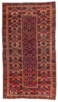 351. An antique Beshir rug, central Turkmenistan, c. 245 x 135 cm.