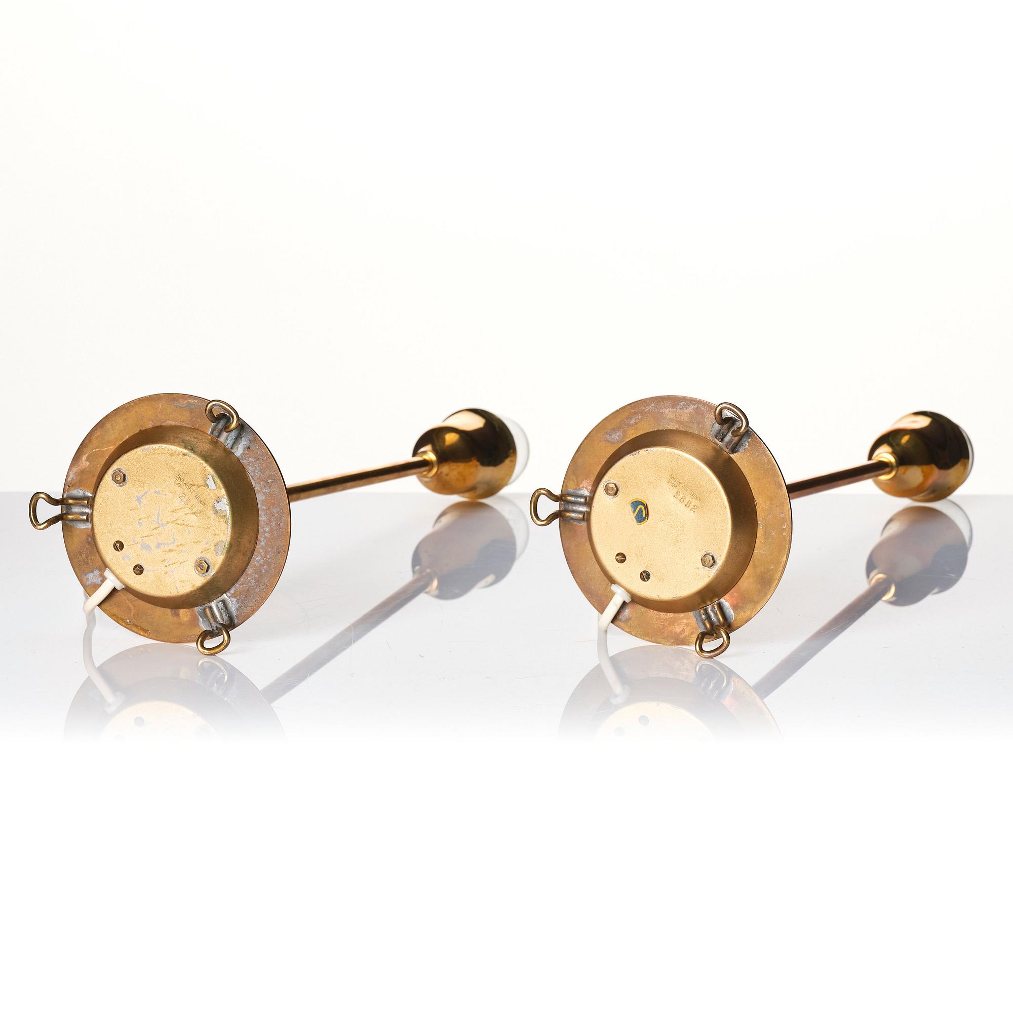 Josef Frank, a pair of table lamps model "2552", Firma Svenskt Tenn, Sweden.