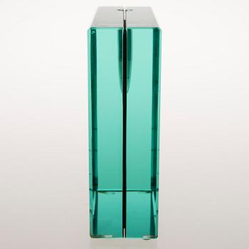 A 1970s Italian glass vase by Galotti & Radice.