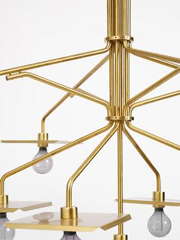 Hans-Agne Jakobsson, an imposing chandelier model C 2504, Hans-Agne Jakobsson AB, Markaryd, 1970s–80s.