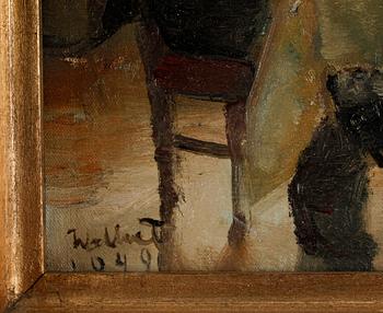 AXEL WALLERT, olja på duk, sign o dat 1949.