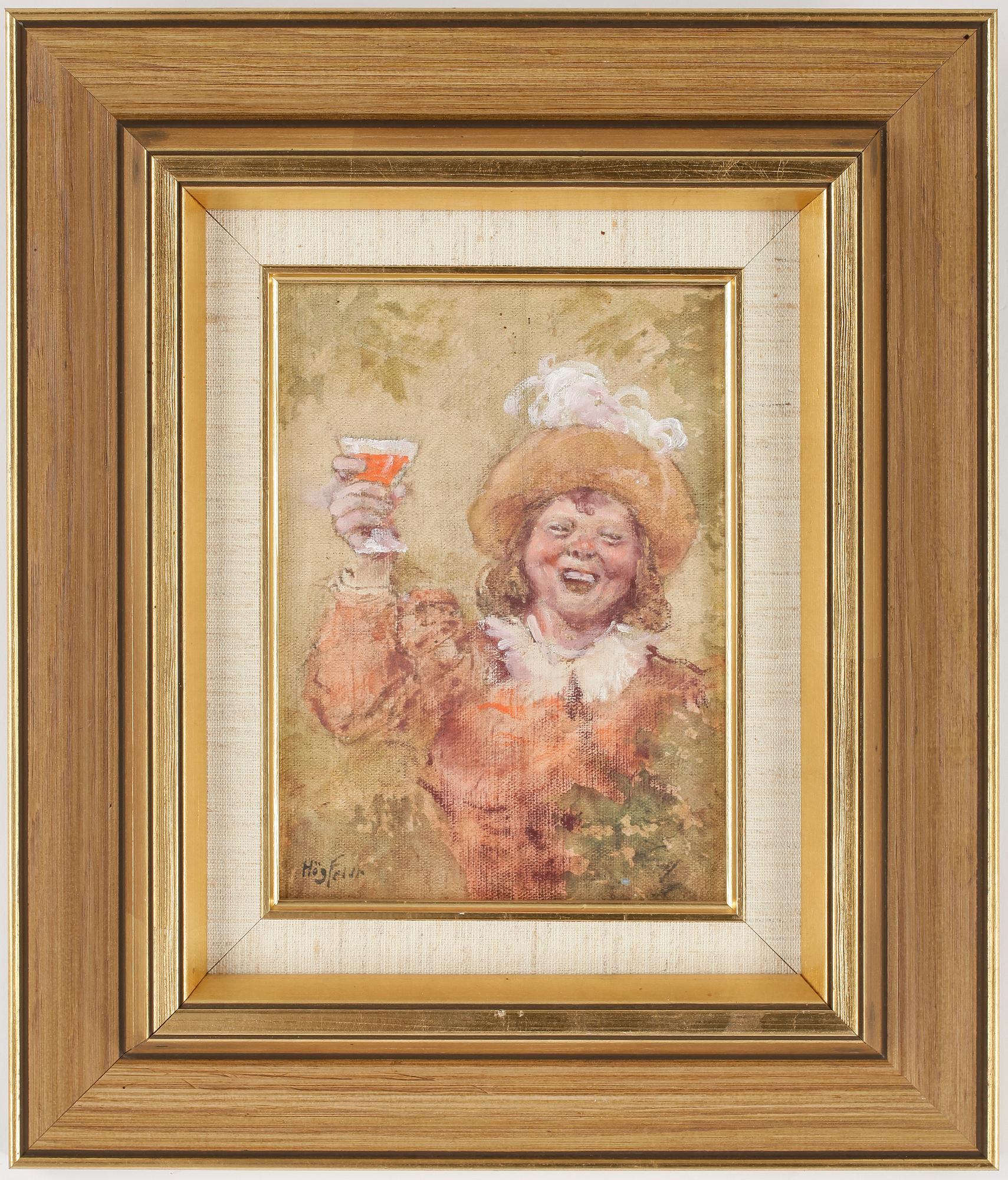 ROBERT HÖGFELDT, olja på duk, signerad.