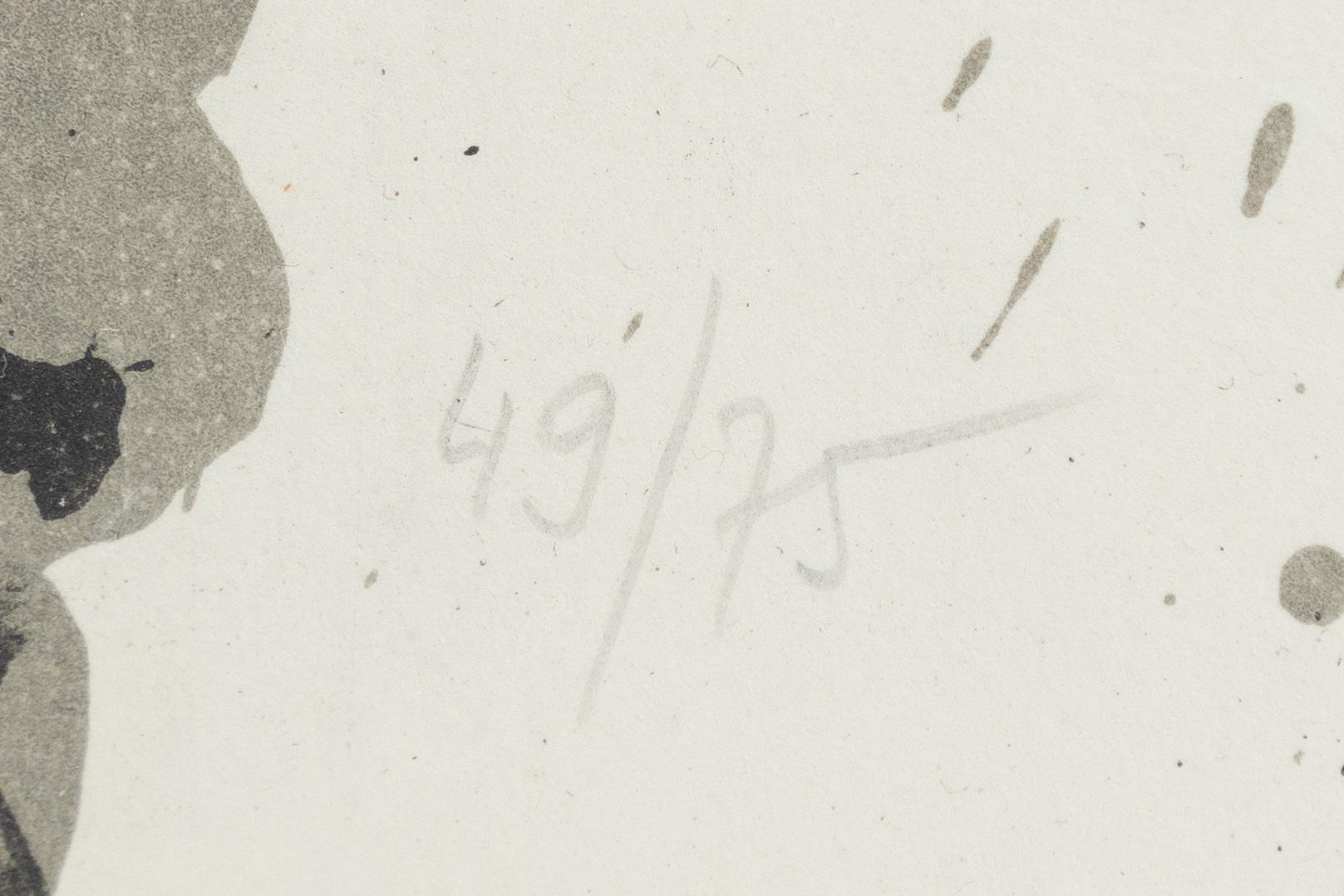 Antoni Tàpies, "Marron diagonale".