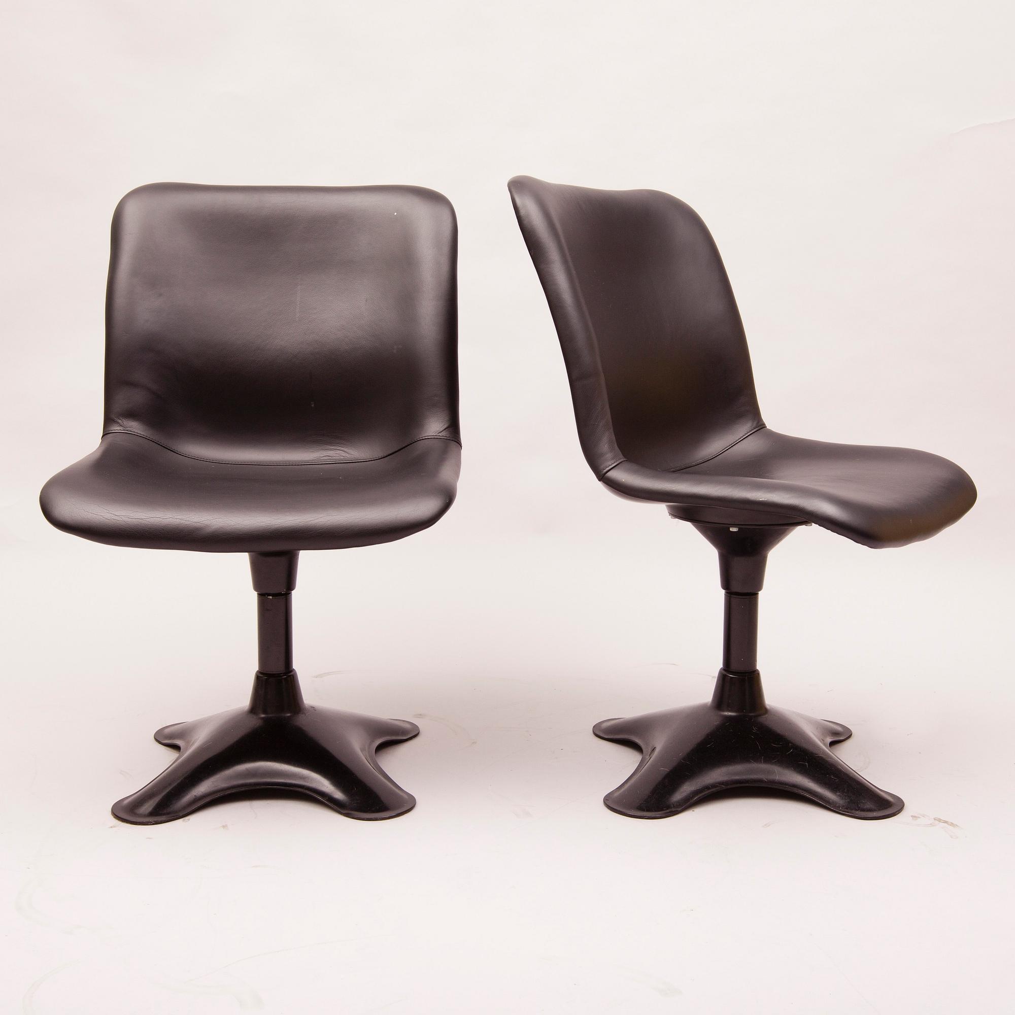 STOLAR, 4 st, 415, Yrjö Kukkapuro, Haimi. Modellen formgiven 1965.