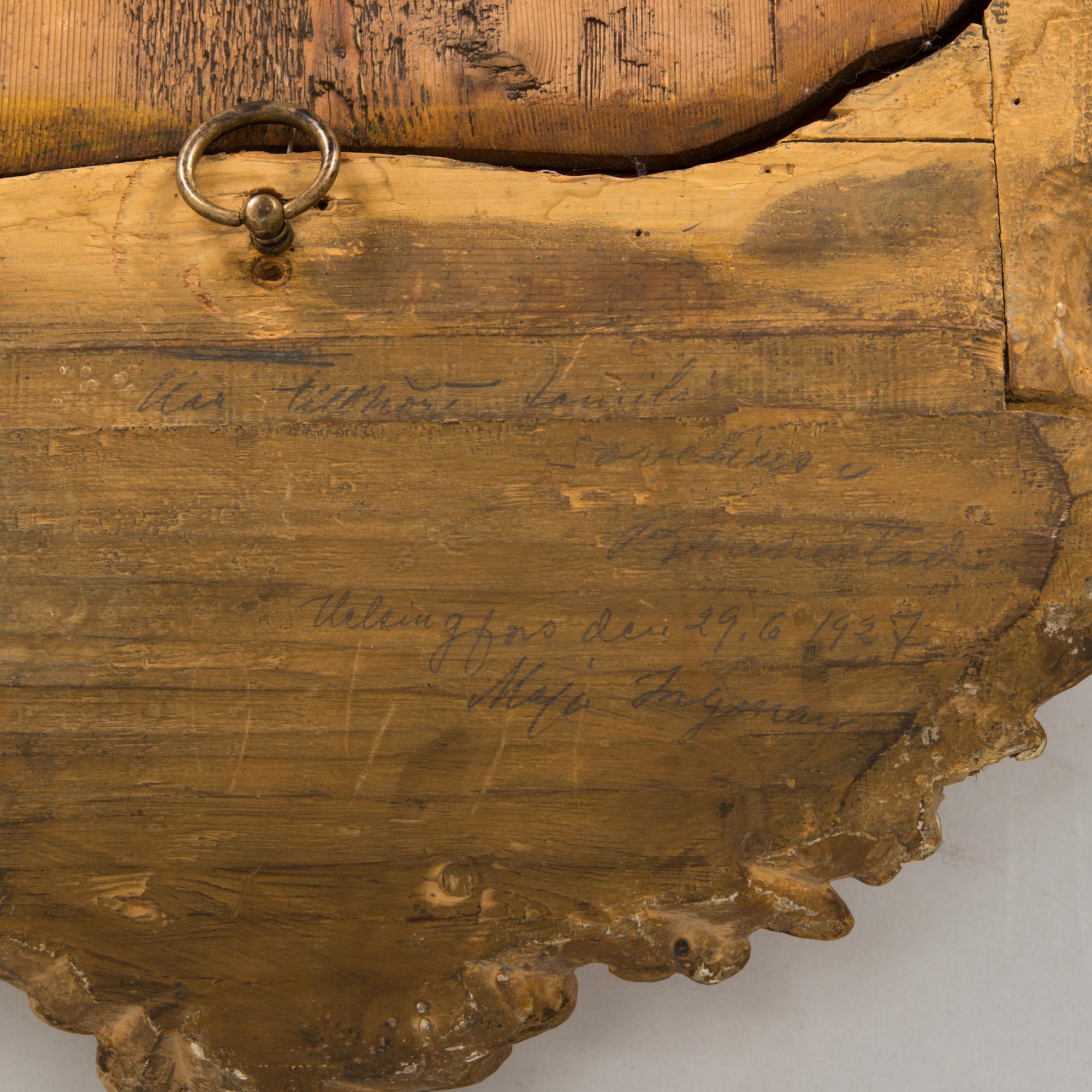 A late 18th century Swedish Rococo mirror.