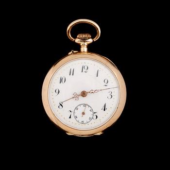 FICKUR, 14 k guld, tidigt 1900-tal.