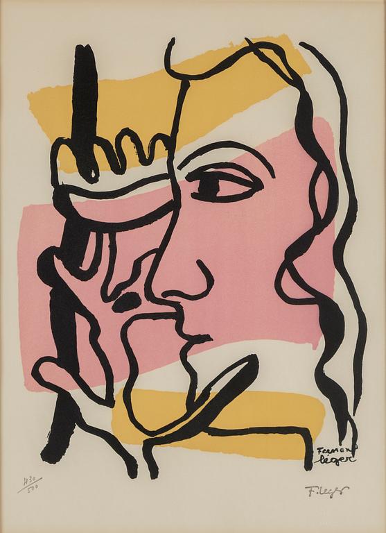 FERNAND LÉGER, efter. färglitografi, stämpelsignerad och numrerad 430/500.