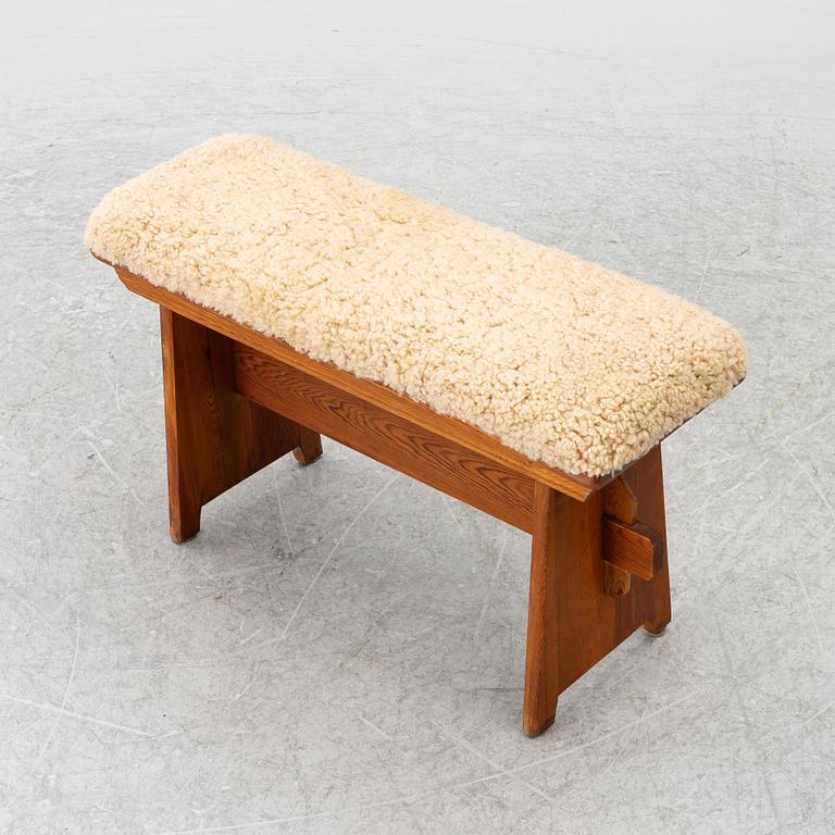 Bench of the trestle type, 20th century.